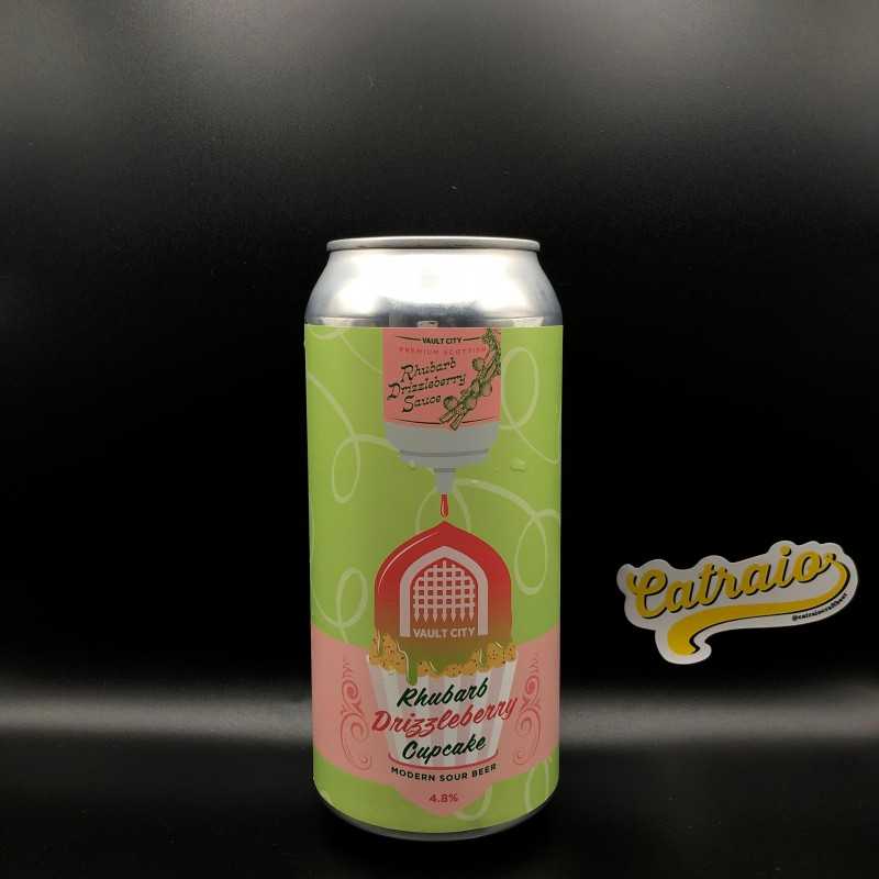 Vault City - Rhubarb Drizzleberry Cupcake