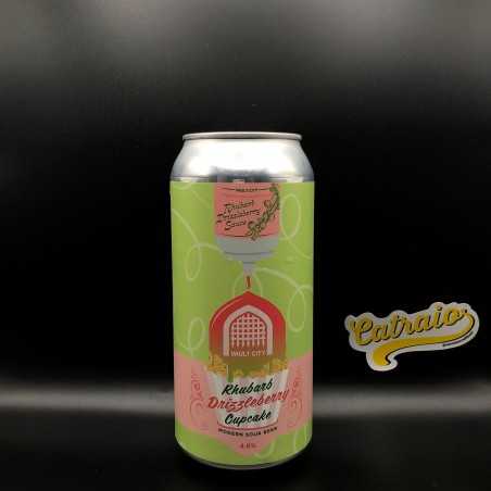 Vault City - Rhubarb Drizzleberry Cupcake